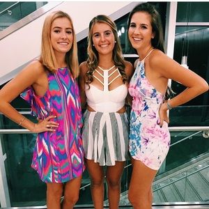 Striped romper
